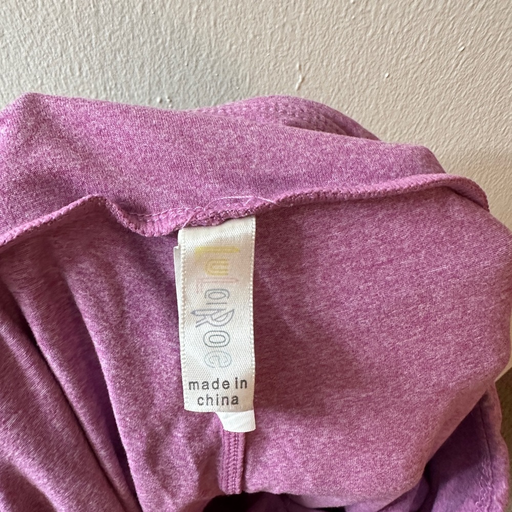 Lularoe Pink/Purple Heather Leggings